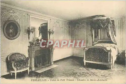 Ansichtskarte AK Versailles Palais du Petit Trianon Chambre de Marie Antoinette