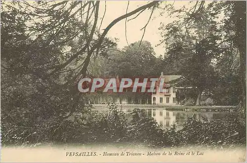 Ansichtskarte AK Versailles Hameau de Trianon Maison de la Reine et le Lac