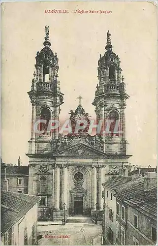 Ansichtskarte AK Luneville l'Eglise Saint Jacques