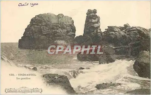 Cartes postales Tregastel Le gouffre