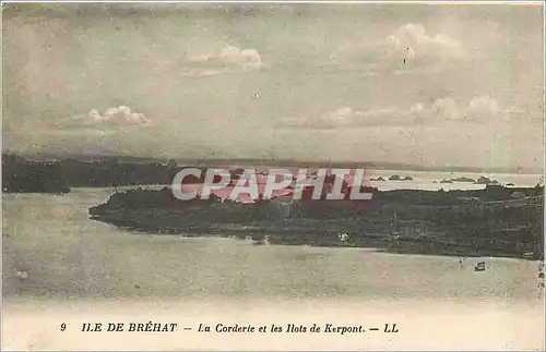 Cartes postales Ile de Brehat La Corderie et le Ilots de Kerpont