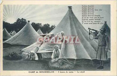 Ansichtskarte AK Camp de Mourmelon 5 heures du matin Le reveil