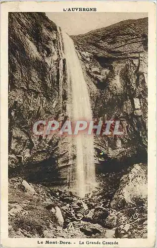 Cartes postales Le Mont Dore La Grande Cascade