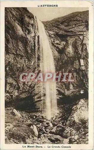 Ansichtskarte AK L'Auvergne Le Mont Dore La Grande Cascade