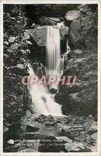 Ansichtskarte AK Environs de Chatel Guyon Les Gorges d'Enval La Cascade