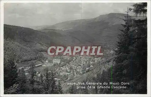 Cartes postales Vue Generale du Mont Dore prise de la Grande Cascade