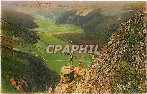 Cartes postales L'Auvergne Le Mont Dore Teleferique du Sancy