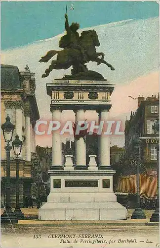 Cartes postales Clermont Ferrand Statue de Vercingetorix par Bartholdi