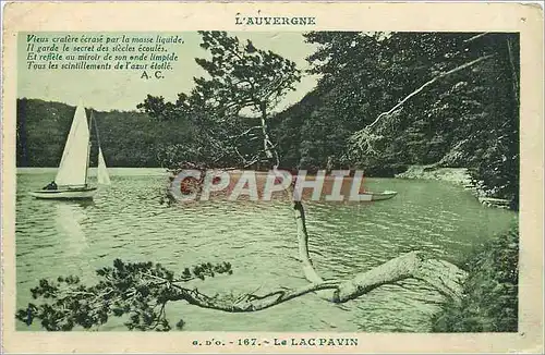 Ansichtskarte AK L'Auvergne Le Lac Pavin