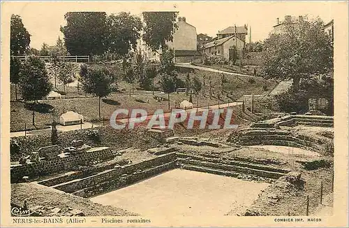 Ansichtskarte AK Neris les Bains Allier Piscines Romaines