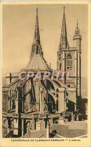 Cartes postales Cathedrale de Clermont Ferrand L'Abside