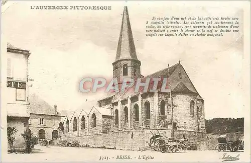 Ansichtskarte AK L'Auvergne Pittoresque Besse L'Eglise