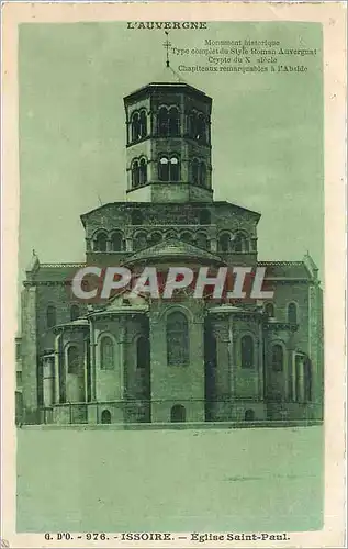 Cartes postales L'Auvergne Issoire Eglise Saint Paul