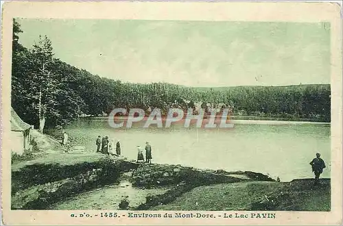 Cartes postales Environs du Mont Dore Le Lac Pavin