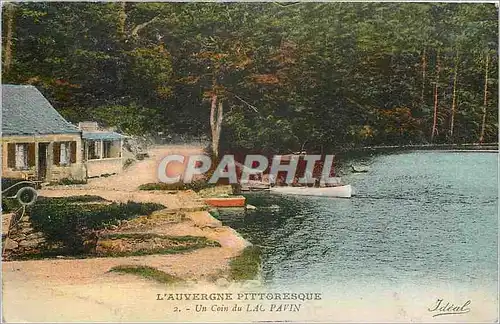 Ansichtskarte AK L'Auvergne Pittoresque Un Coin du Lac Pavin