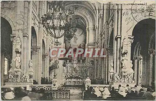 Ansichtskarte AK Sainte Anne d'Auray Interieur de la Basilique Le Choeur et les Autels Orgue