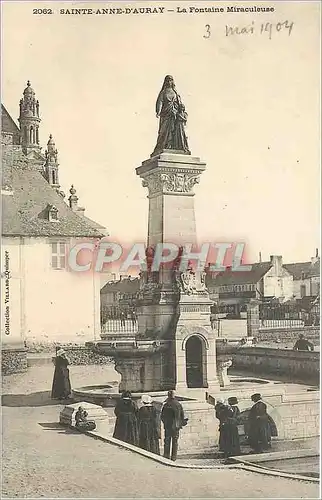 Cartes postales Sainte Anne d'Auray La Fontaine Miraculeuse