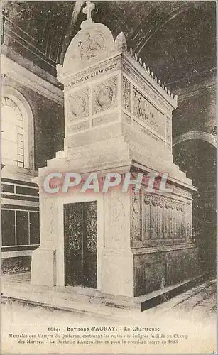 Cartes postales Environs d'Auray La Chartreuse