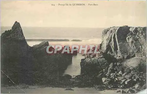 Cartes postales Presqu'ile de Quiberon Port Bara