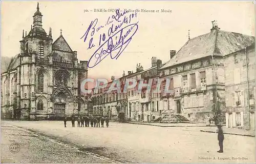 Ansichtskarte AK Bar le Duc Eglise St Etienne et Musee