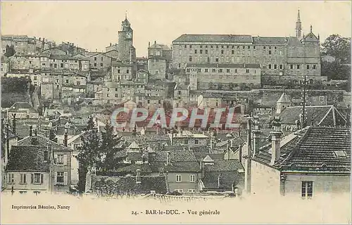 Cartes postales Bar le Duc Vue generale