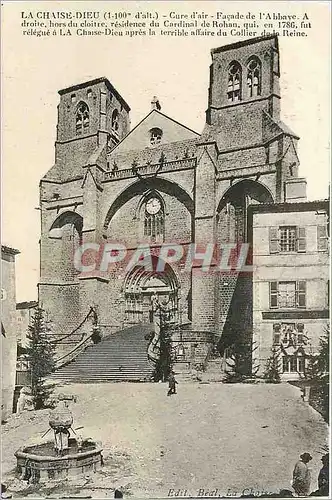 Cartes postales La Chaise Dieu Cure d'air Facade de l'Abbaye