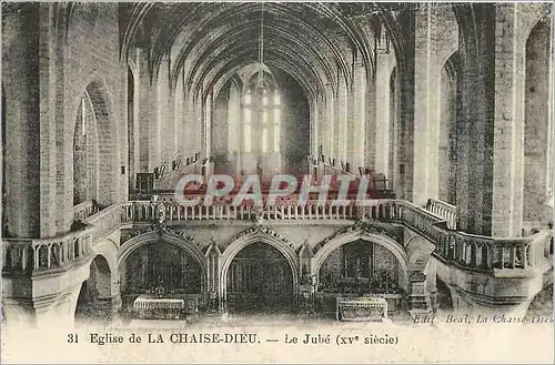 Ansichtskarte AK Eglise de La Chaise Dieu Le Jube