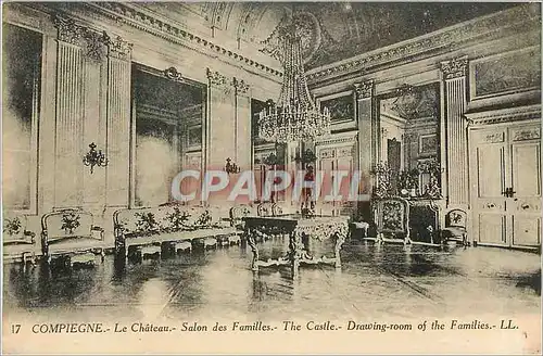 Ansichtskarte AK Compiegne Le Chateau Salon des Familles