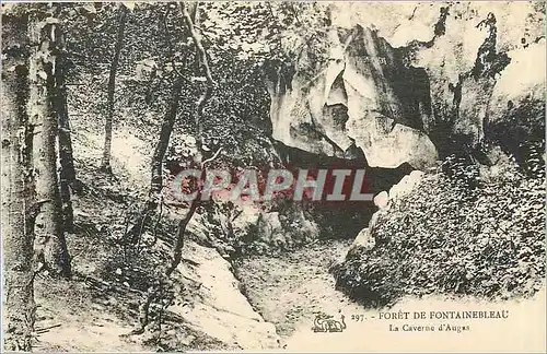 Ansichtskarte AK Foret de Fontainebleau La Caverne d'Augas