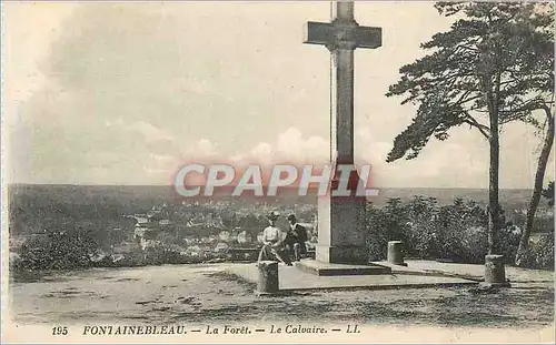 Cartes postales Fontainebleau La Foret Le Calvaire