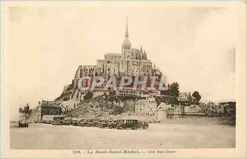 Ansichtskarte AK Le Mont Saint Michel Cote Sud