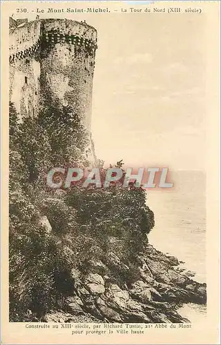Cartes postales Le Mont Saint Michel La Tour du Nord