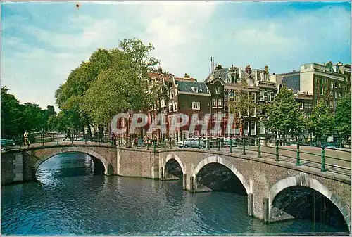 Cartes postales moderne Amsterdam Reguliersgracht Gedrukt in Nederland