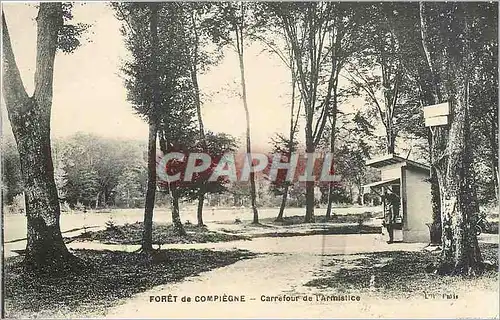 Ansichtskarte AK Foret de Compiegne Carrefour de l'Armistice