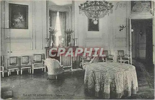 Cartes postales Palais de Compiegne Salon du Conseil