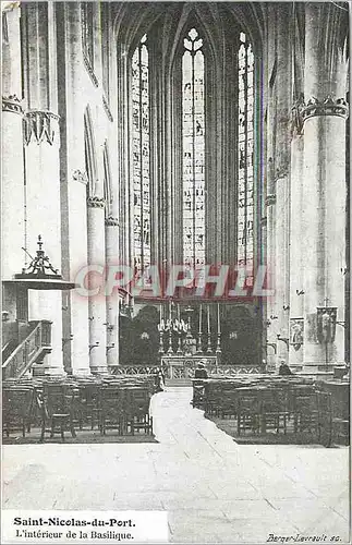 Ansichtskarte AK Saint Nicolas du Port L'Interieur de la Basilique