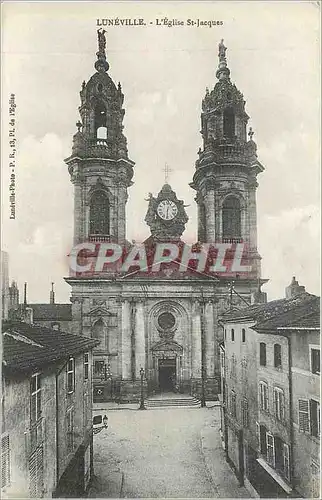 Ansichtskarte AK Luneville L'Eglise St Jacques