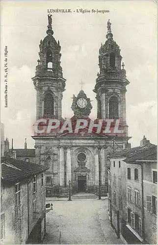 Cartes postales Luneville L'Eglise St Jacques