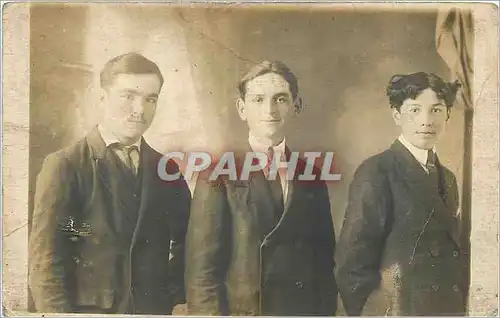 CARTE PHOTO Jeunes hommes