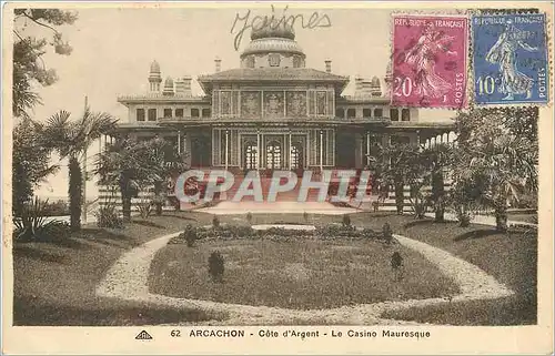 Ansichtskarte AK Arcachon Cote d'Argent Le Casino Mauresque