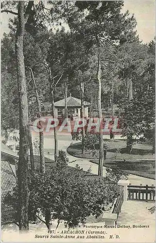 Cartes postales Arcachon Gironde Source Sainte Anne Aux Abatilles