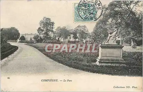 Cartes postales Compiegne Le Parc