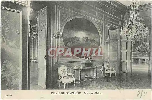 Cartes postales Palais de Compiegne Salon des Reines