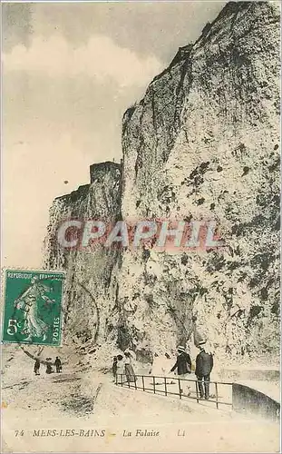 Cartes postales Mers les Bains La Falaise