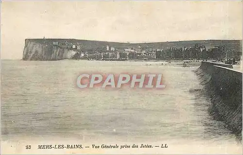 Cartes postales Mers les Bains Vue Generale prise des Jetees