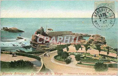 Cartes postales Biarritz Artistique Le Rocher de la Vierge