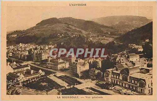 Cartes postales L'Auvergne La Bourboule Vue generale