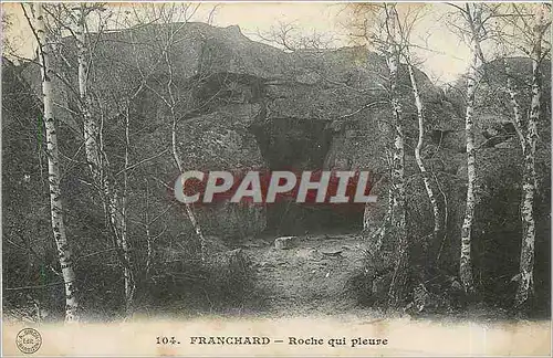 Cartes postales Franchard Roche qui pleure