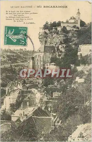 Cartes postales Le Lot Illustre Rocamadour