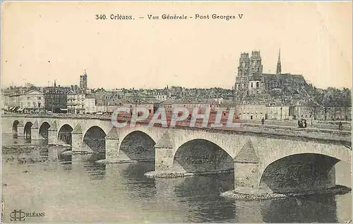 Ansichtskarte AK Orleans Vue Generale Pont Georges V